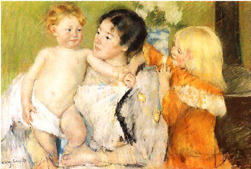 Mary Cassatt After the Bath oil painting picture